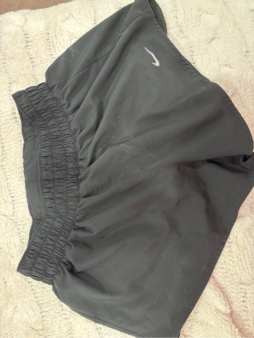 Nike Black Women's Athletic Shorts with Elastic Waist